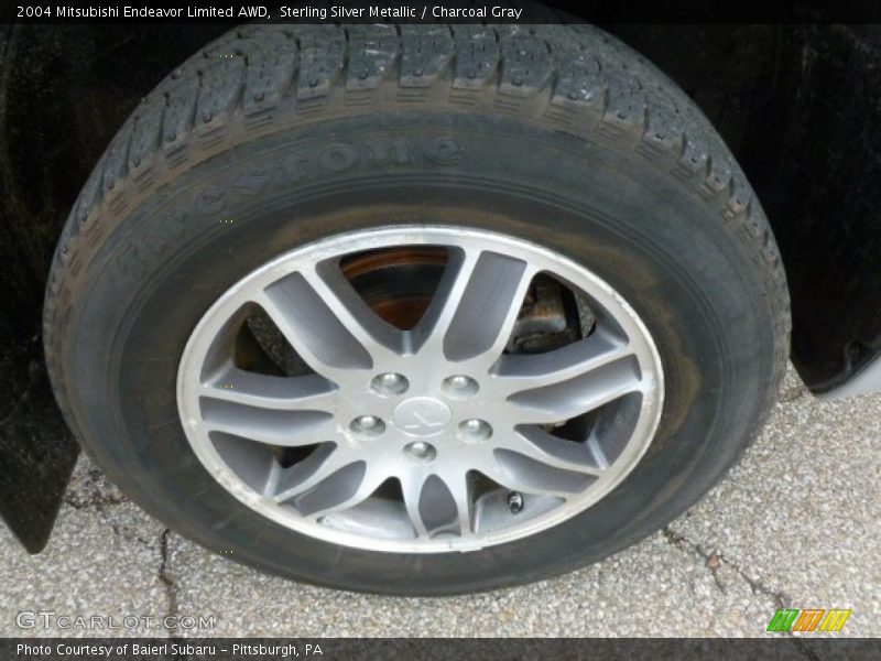 Sterling Silver Metallic / Charcoal Gray 2004 Mitsubishi Endeavor Limited AWD