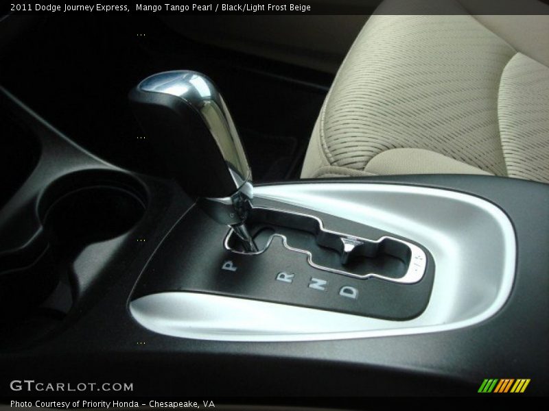 Mango Tango Pearl / Black/Light Frost Beige 2011 Dodge Journey Express