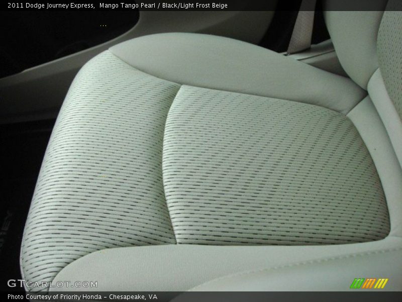 Mango Tango Pearl / Black/Light Frost Beige 2011 Dodge Journey Express
