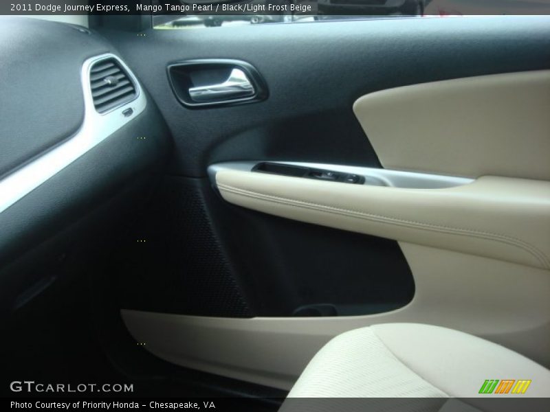 Mango Tango Pearl / Black/Light Frost Beige 2011 Dodge Journey Express