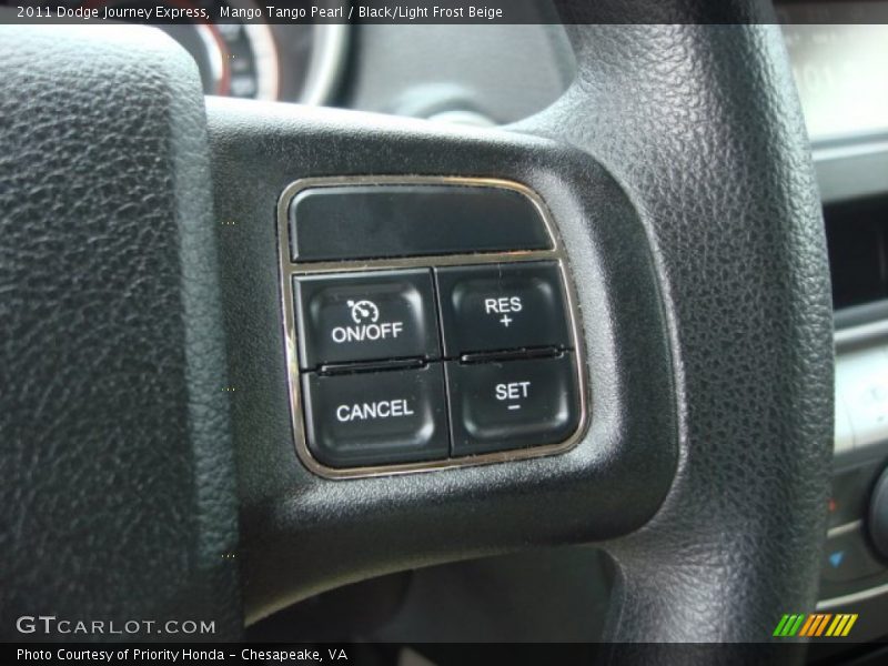 Mango Tango Pearl / Black/Light Frost Beige 2011 Dodge Journey Express