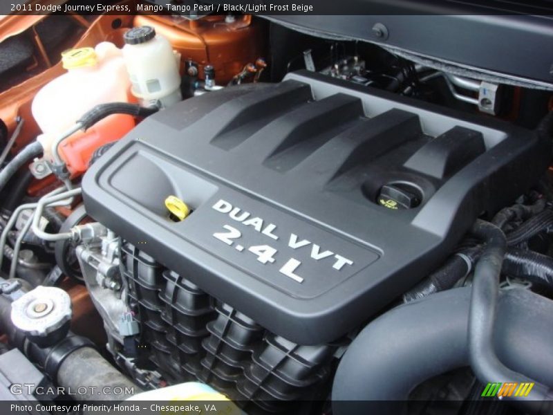 Mango Tango Pearl / Black/Light Frost Beige 2011 Dodge Journey Express
