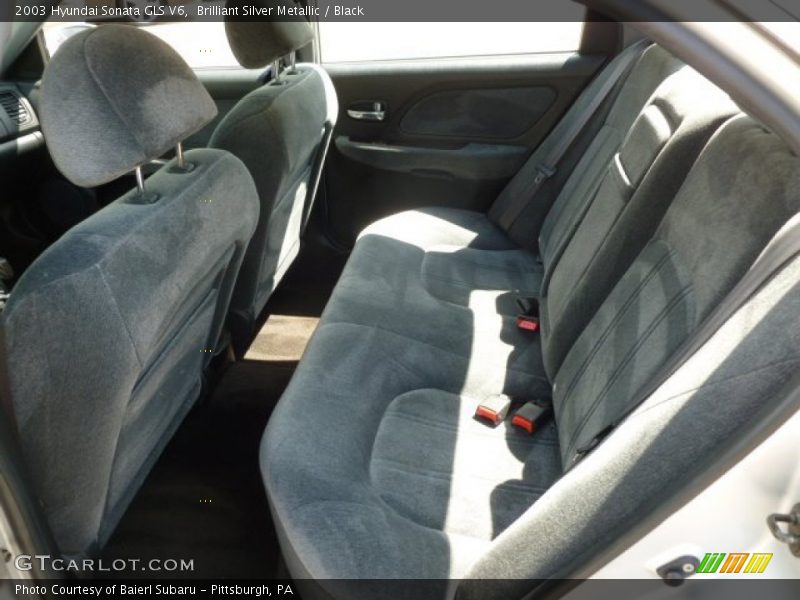 Brilliant Silver Metallic / Black 2003 Hyundai Sonata GLS V6