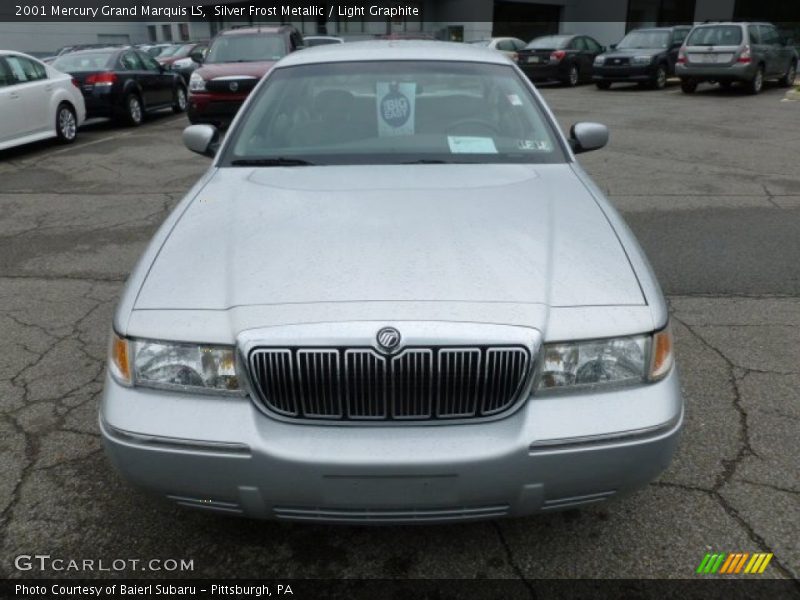 Silver Frost Metallic / Light Graphite 2001 Mercury Grand Marquis LS