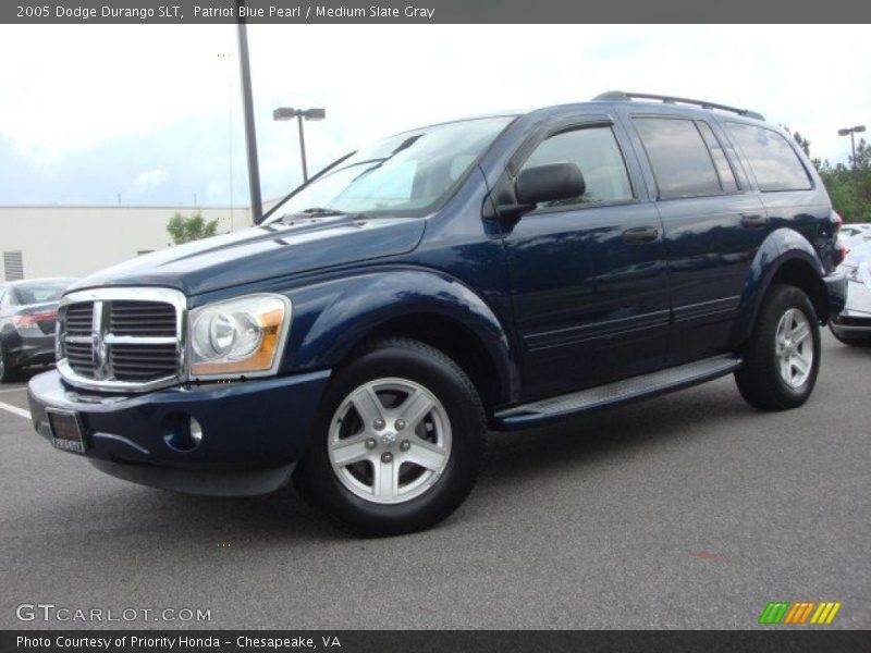 Patriot Blue Pearl / Medium Slate Gray 2005 Dodge Durango SLT