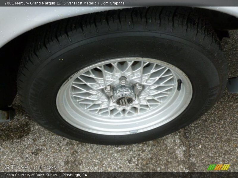 Silver Frost Metallic / Light Graphite 2001 Mercury Grand Marquis LS