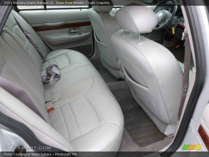 Silver Frost Metallic / Light Graphite 2001 Mercury Grand Marquis LS