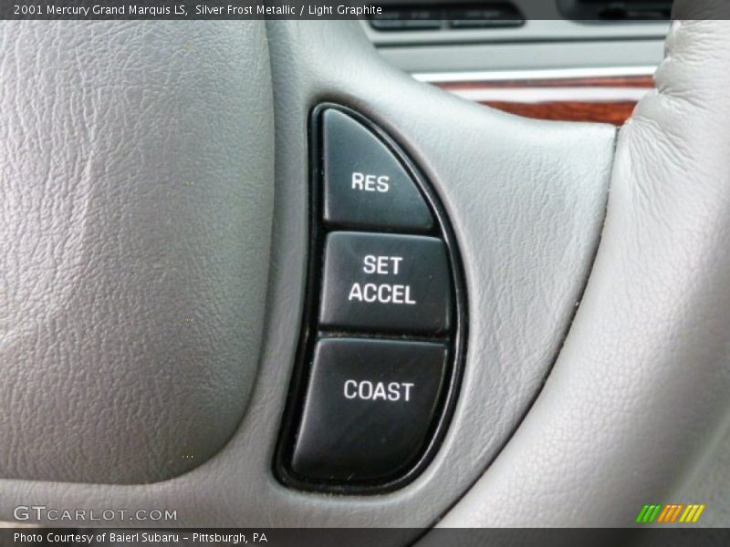 Silver Frost Metallic / Light Graphite 2001 Mercury Grand Marquis LS