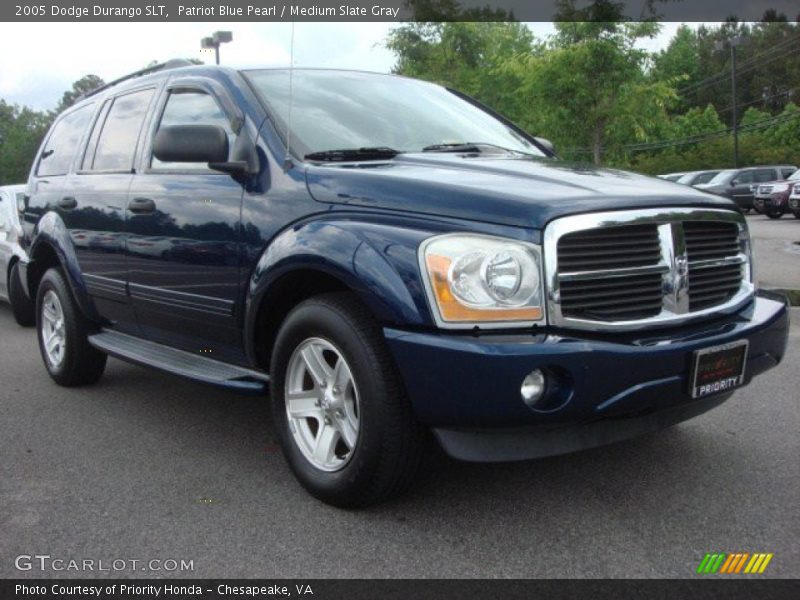 Patriot Blue Pearl / Medium Slate Gray 2005 Dodge Durango SLT