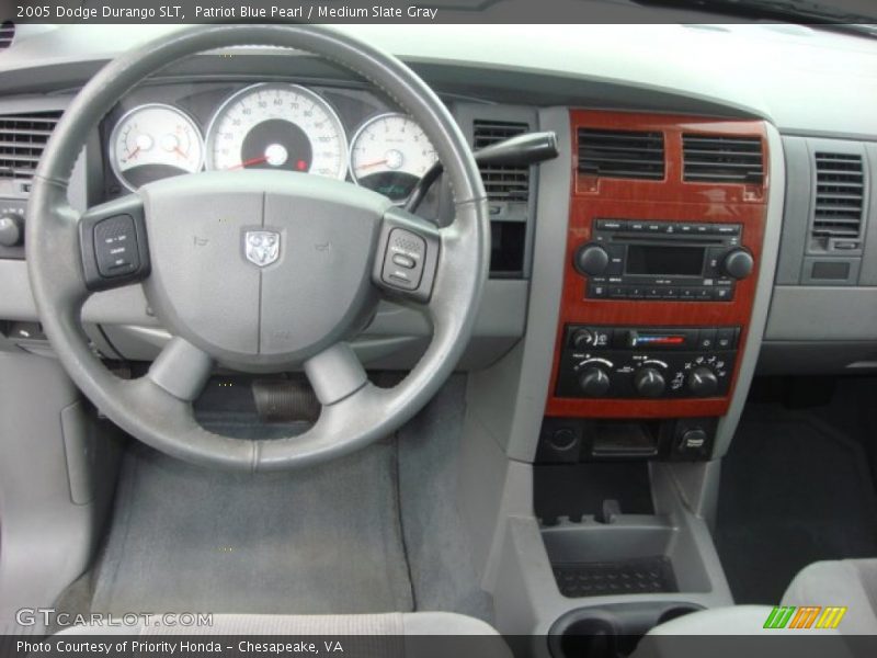 Patriot Blue Pearl / Medium Slate Gray 2005 Dodge Durango SLT
