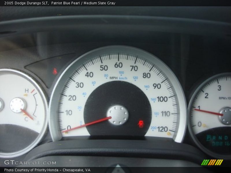 Patriot Blue Pearl / Medium Slate Gray 2005 Dodge Durango SLT
