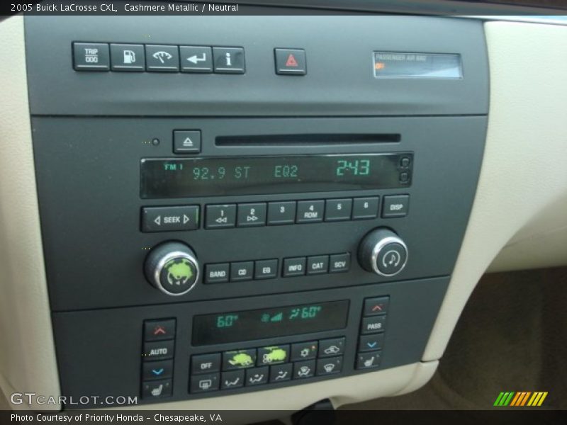 Cashmere Metallic / Neutral 2005 Buick LaCrosse CXL