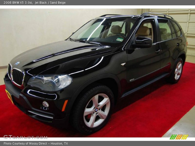 Jet Black / Sand Beige 2008 BMW X5 3.0si
