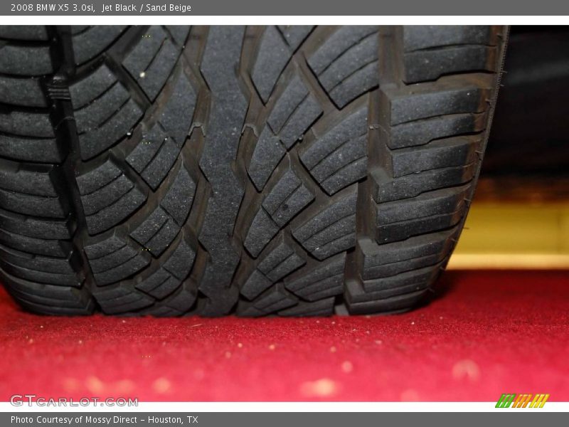 Jet Black / Sand Beige 2008 BMW X5 3.0si