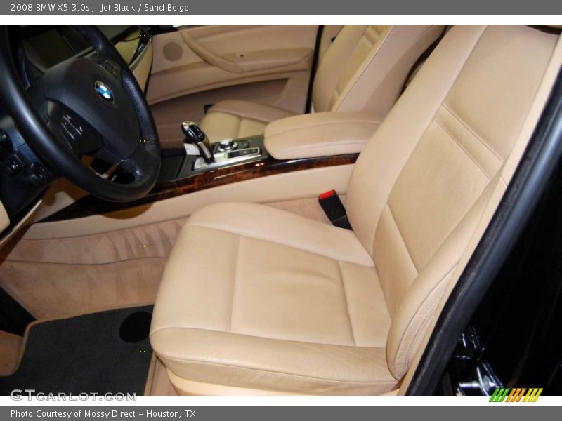 Jet Black / Sand Beige 2008 BMW X5 3.0si
