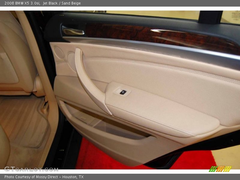 Jet Black / Sand Beige 2008 BMW X5 3.0si
