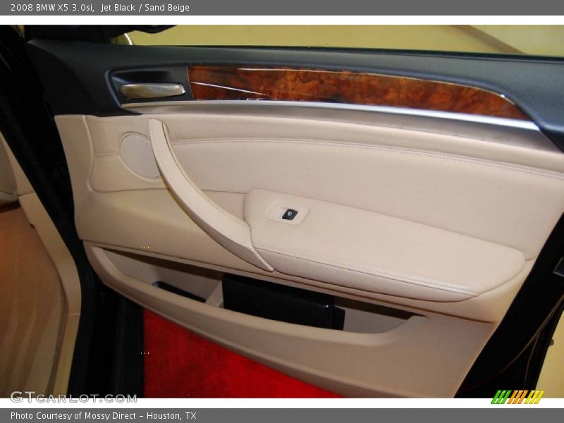 Jet Black / Sand Beige 2008 BMW X5 3.0si