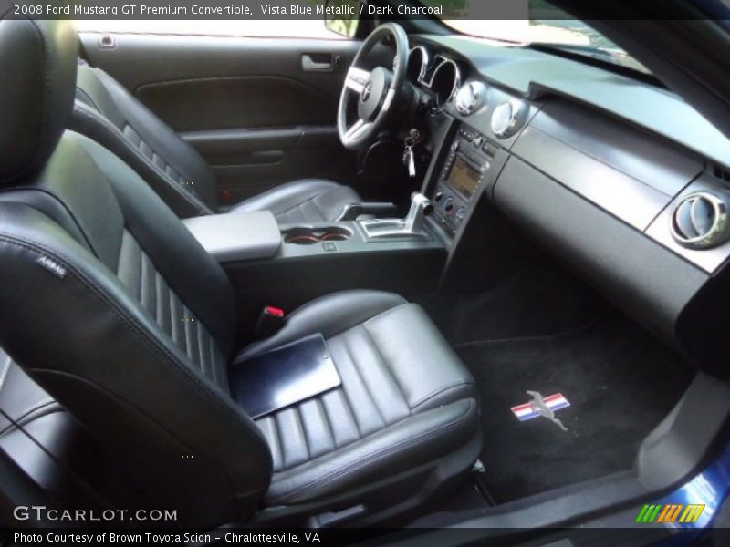 Vista Blue Metallic / Dark Charcoal 2008 Ford Mustang GT Premium Convertible