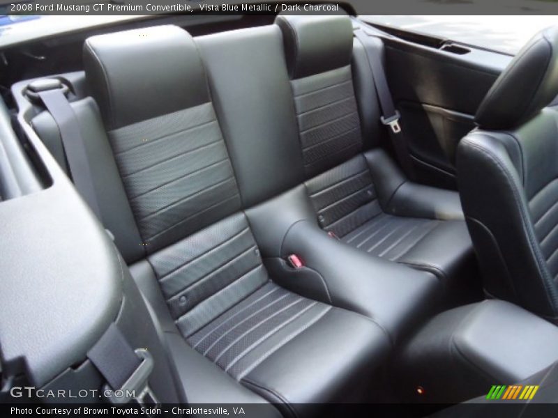 Vista Blue Metallic / Dark Charcoal 2008 Ford Mustang GT Premium Convertible