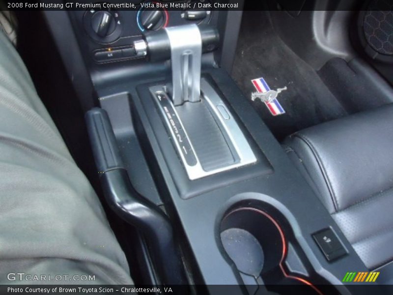 Vista Blue Metallic / Dark Charcoal 2008 Ford Mustang GT Premium Convertible