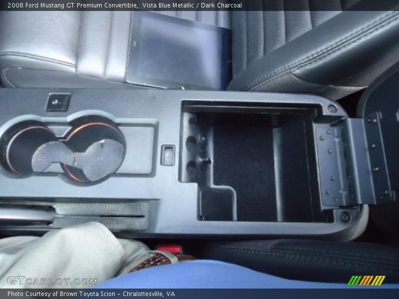 Vista Blue Metallic / Dark Charcoal 2008 Ford Mustang GT Premium Convertible