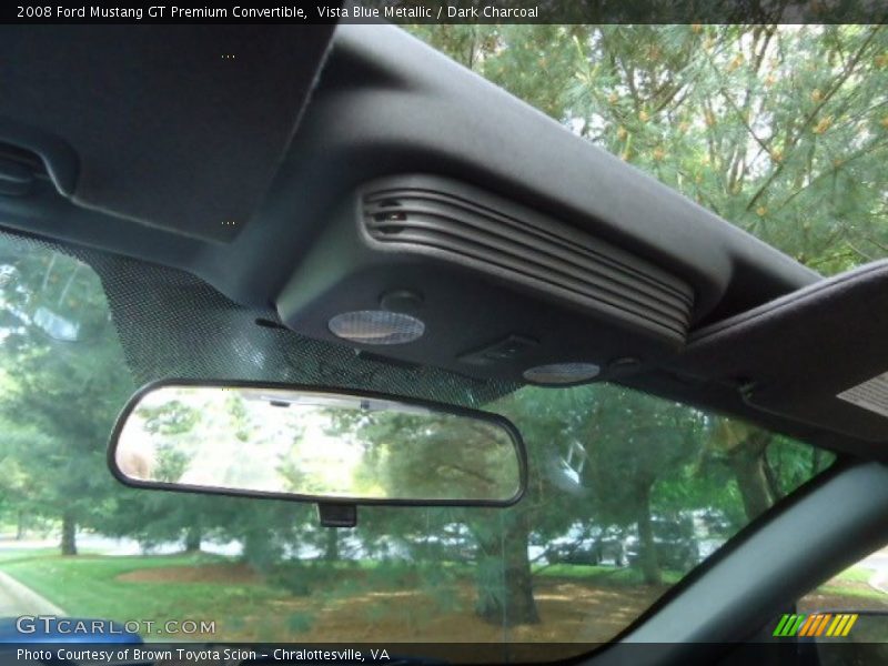 Vista Blue Metallic / Dark Charcoal 2008 Ford Mustang GT Premium Convertible