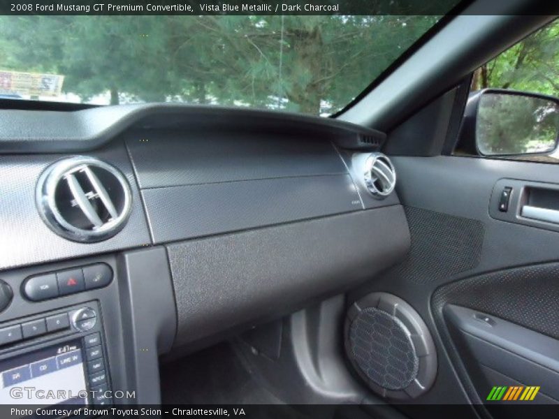 Vista Blue Metallic / Dark Charcoal 2008 Ford Mustang GT Premium Convertible