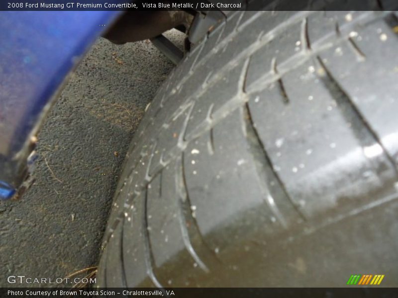 Vista Blue Metallic / Dark Charcoal 2008 Ford Mustang GT Premium Convertible