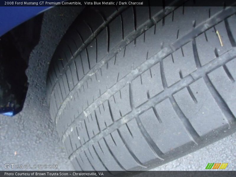 Vista Blue Metallic / Dark Charcoal 2008 Ford Mustang GT Premium Convertible