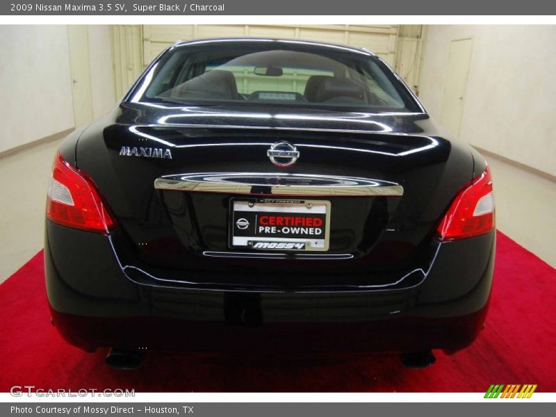 Super Black / Charcoal 2009 Nissan Maxima 3.5 SV