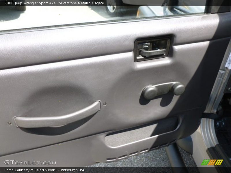 Silverstone Metallic / Agate 2000 Jeep Wrangler Sport 4x4