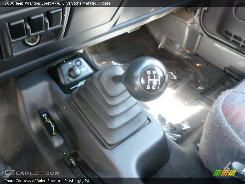 Silverstone Metallic / Agate 2000 Jeep Wrangler Sport 4x4