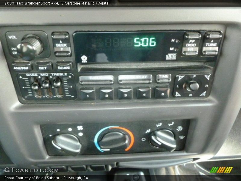 Silverstone Metallic / Agate 2000 Jeep Wrangler Sport 4x4