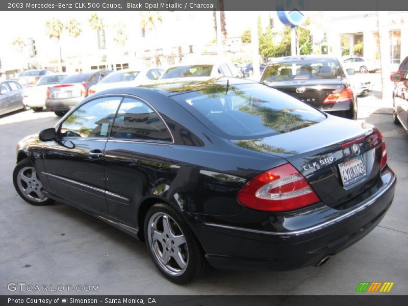 Black Opal Metallic / Charcoal 2003 Mercedes-Benz CLK 500 Coupe
