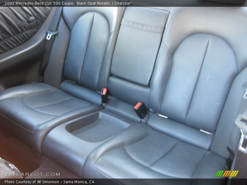 Black Opal Metallic / Charcoal 2003 Mercedes-Benz CLK 500 Coupe