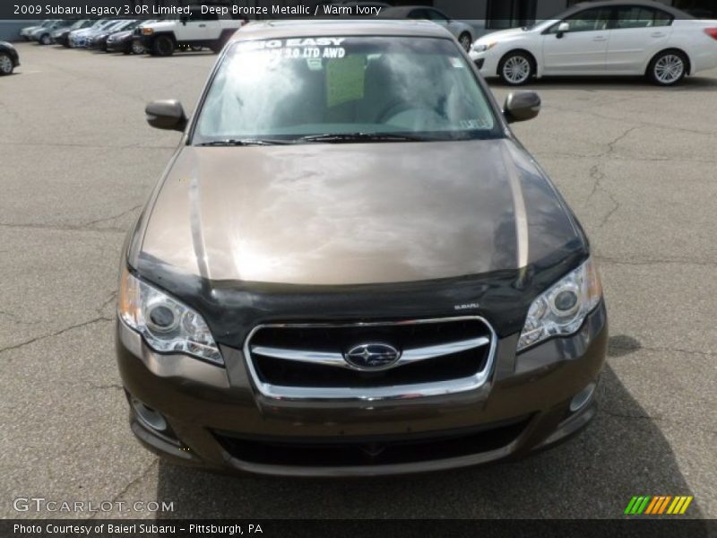 Deep Bronze Metallic / Warm Ivory 2009 Subaru Legacy 3.0R Limited