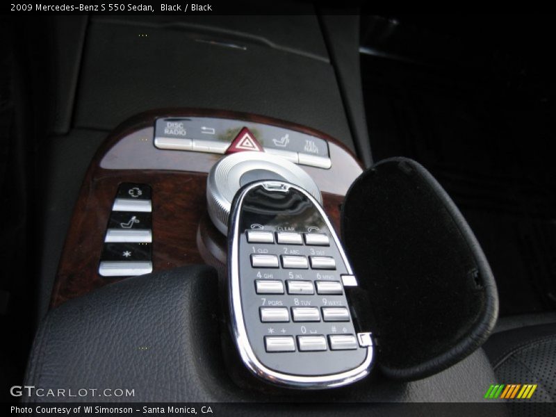 Black / Black 2009 Mercedes-Benz S 550 Sedan
