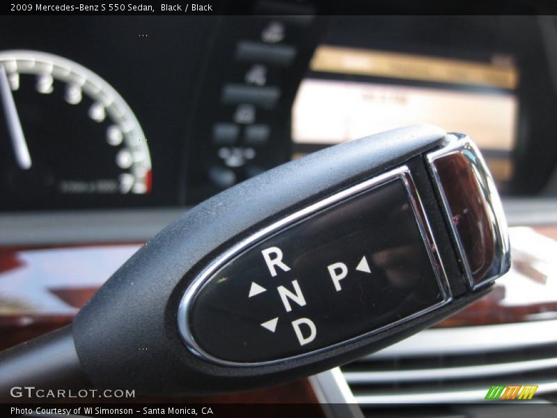 Black / Black 2009 Mercedes-Benz S 550 Sedan