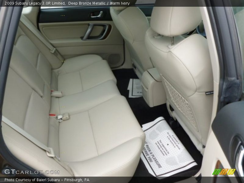 Deep Bronze Metallic / Warm Ivory 2009 Subaru Legacy 3.0R Limited
