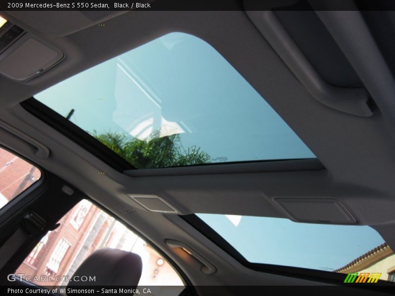 Black / Black 2009 Mercedes-Benz S 550 Sedan