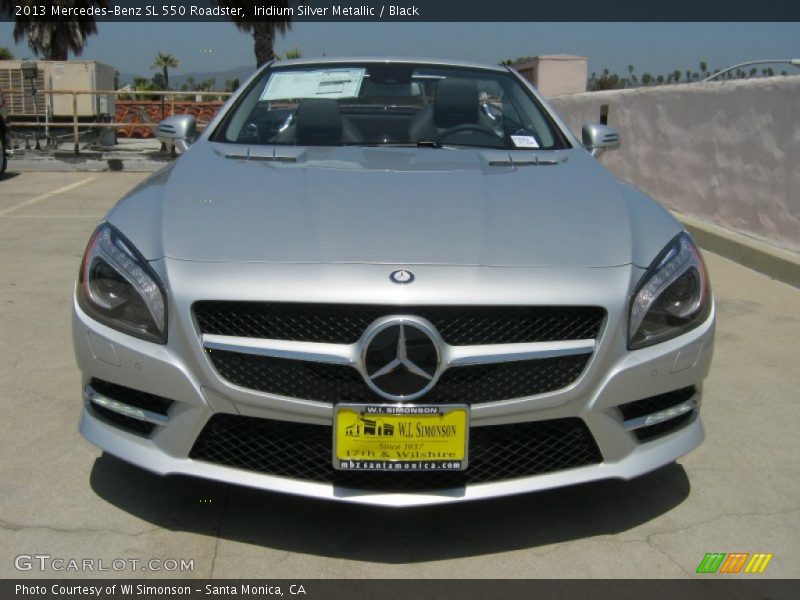 Iridium Silver Metallic / Black 2013 Mercedes-Benz SL 550 Roadster