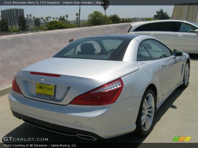 Iridium Silver Metallic / Black 2013 Mercedes-Benz SL 550 Roadster