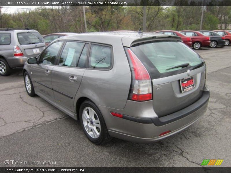 Steel Gray Metallic / Slate Gray 2006 Saab 9-3 2.0T SportCombi Wagon