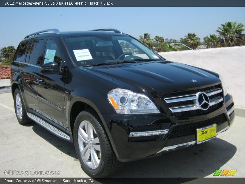 Black / Black 2012 Mercedes-Benz GL 350 BlueTEC 4Matic