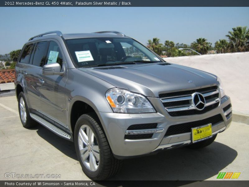 Paladium Silver Metallic / Black 2012 Mercedes-Benz GL 450 4Matic