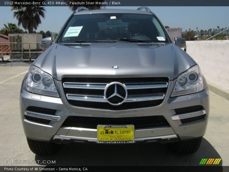 Paladium Silver Metallic / Black 2012 Mercedes-Benz GL 450 4Matic