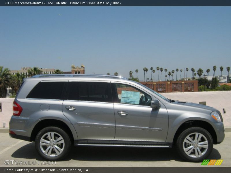 Paladium Silver Metallic / Black 2012 Mercedes-Benz GL 450 4Matic