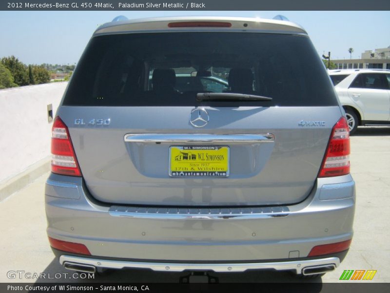 Paladium Silver Metallic / Black 2012 Mercedes-Benz GL 450 4Matic