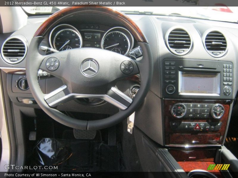 Paladium Silver Metallic / Black 2012 Mercedes-Benz GL 450 4Matic