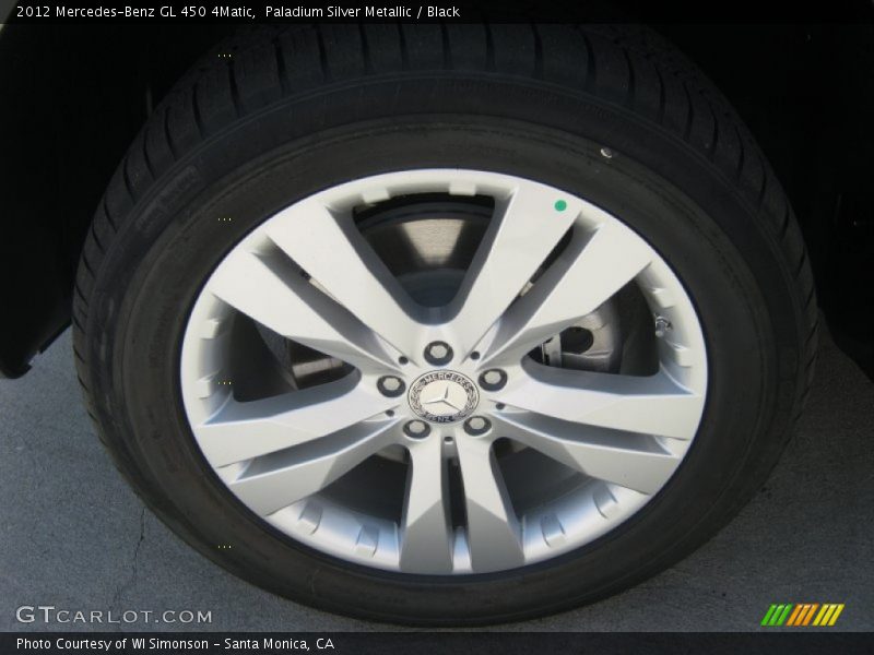 Paladium Silver Metallic / Black 2012 Mercedes-Benz GL 450 4Matic